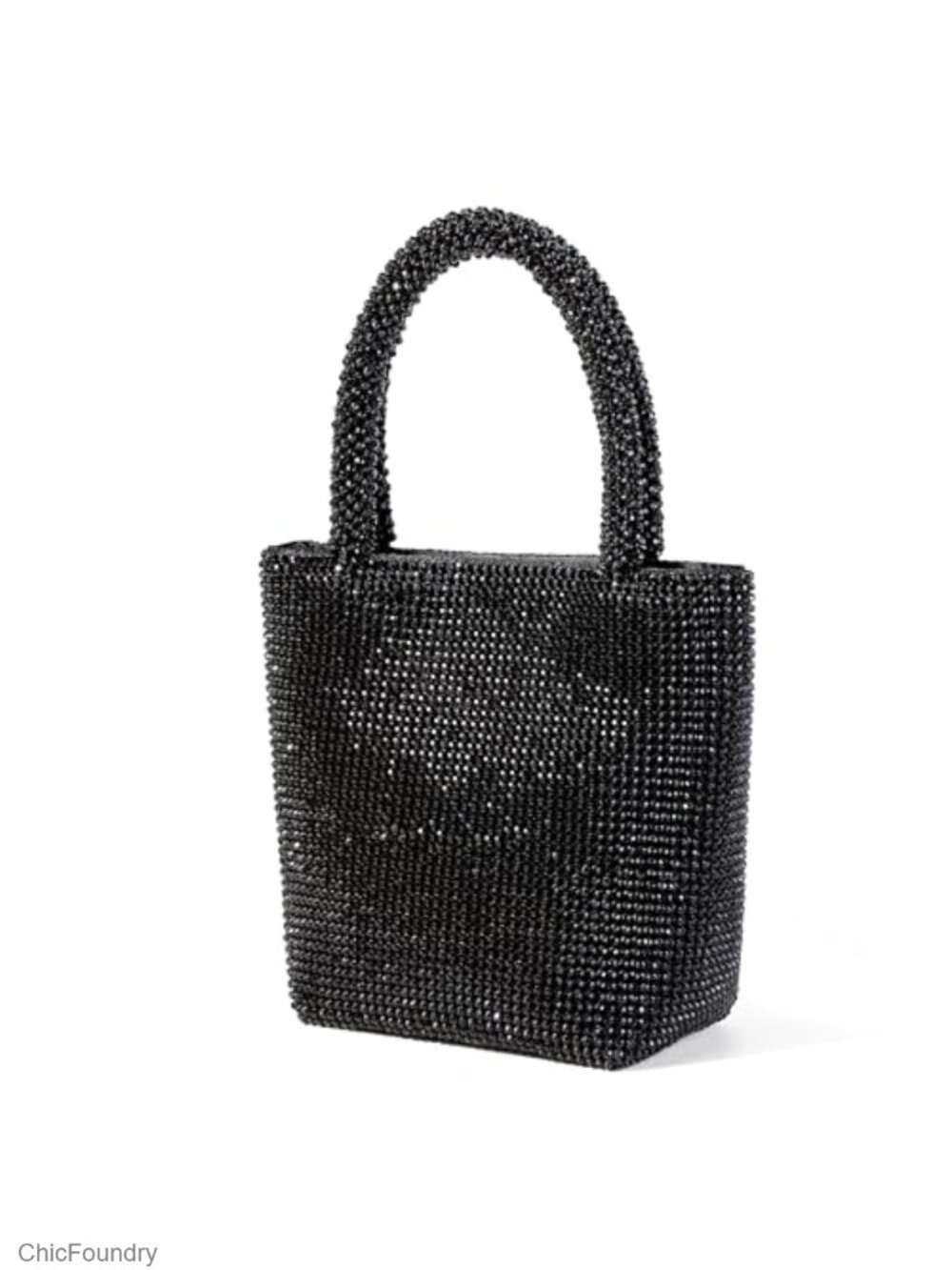 PU Evening Clutch Sparkling Rhinestone Wristlet Handbag for Wedding